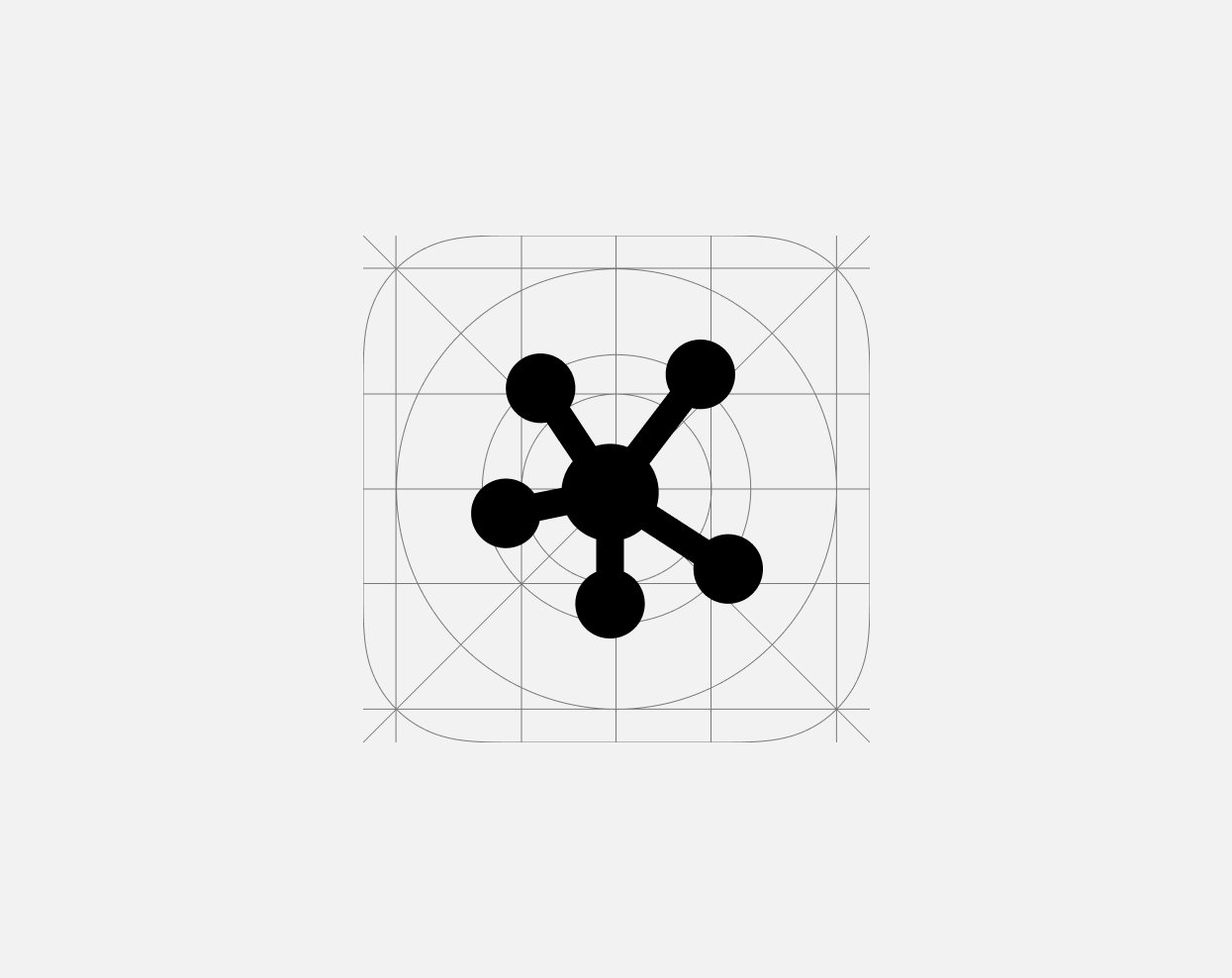 Cerena icon construction grid