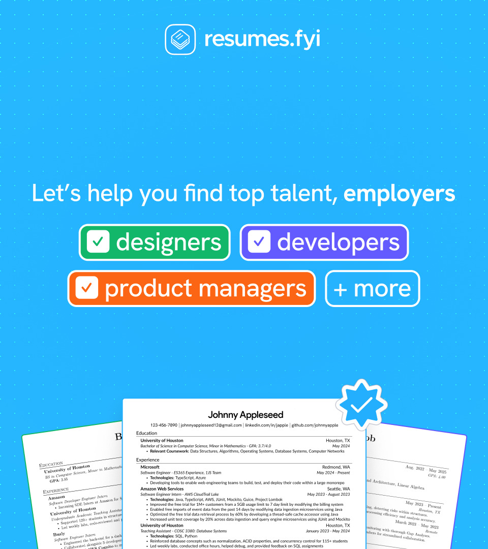Recruiting graphic: Let us help you find top talent, employers
